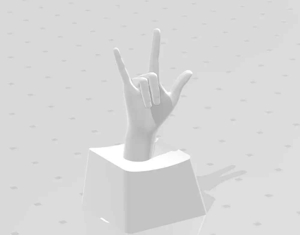 3D PRINT KEYCAP HAND 4 3D print model_0