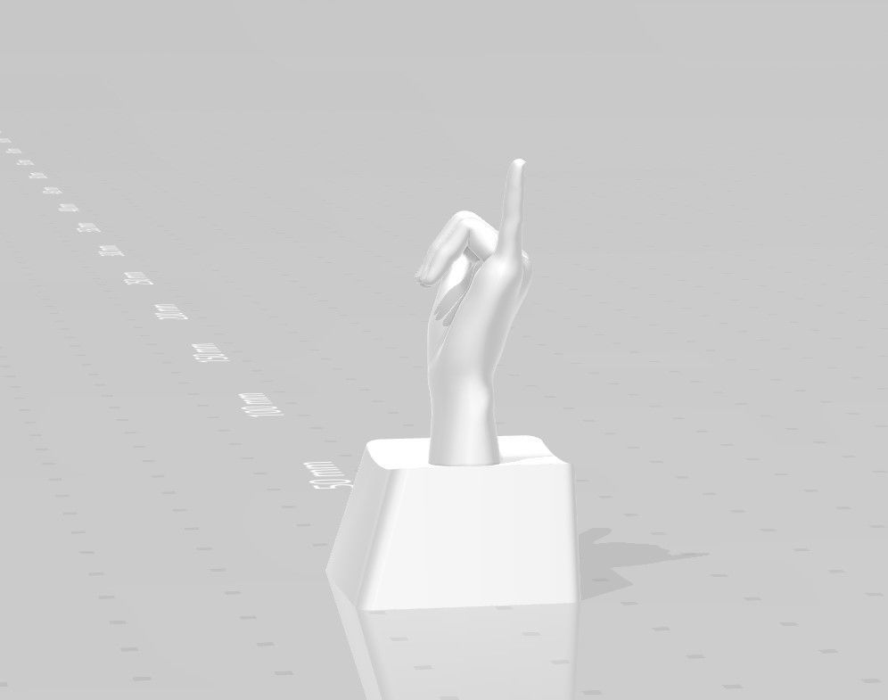3D PRINT KEYCAP HAND 5 3D print model_6