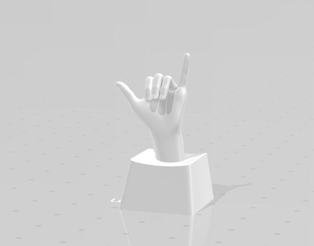 3D PRINT KEYCAP HAND 5 3D print model_4