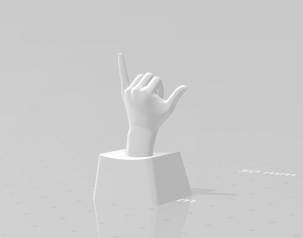3D PRINT KEYCAP HAND 5 3D print model_10