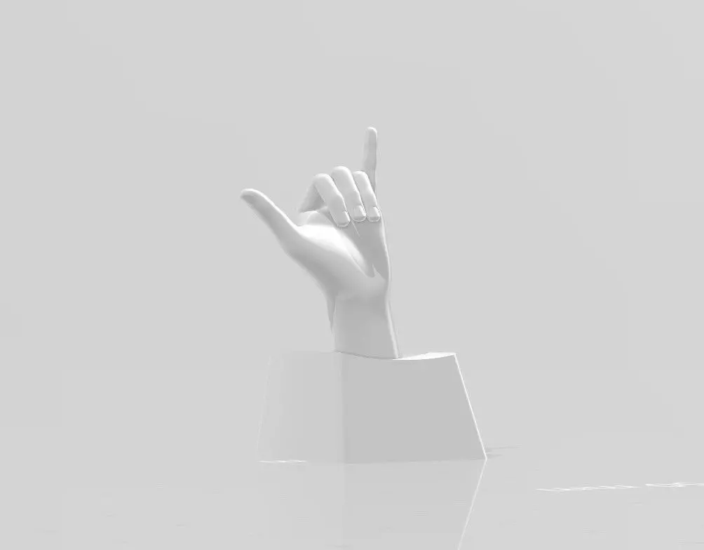 3D PRINT KEYCAP HAND 5 3D print model_0