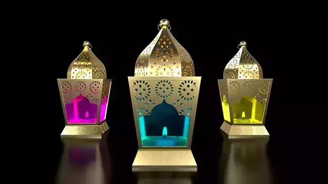 Ramadan Lantern 3D Model