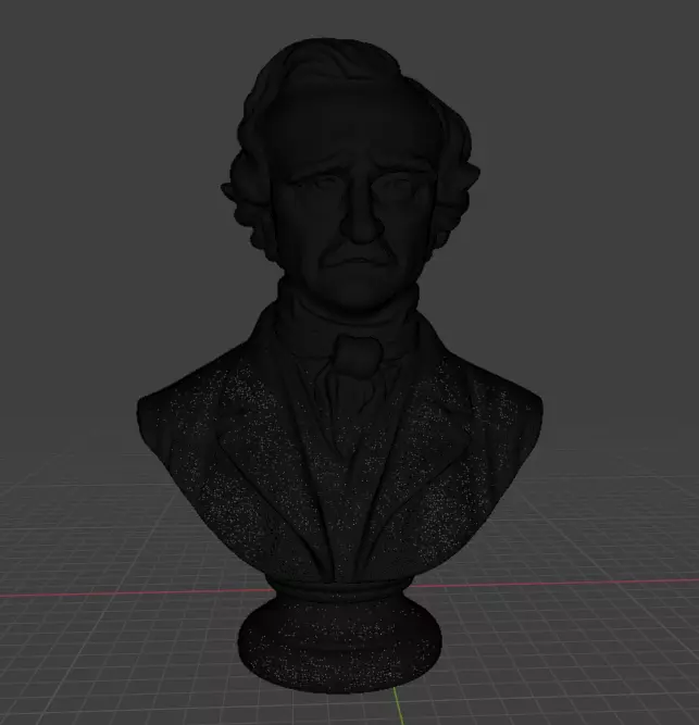Edgar Allan Poe 3D print model_18