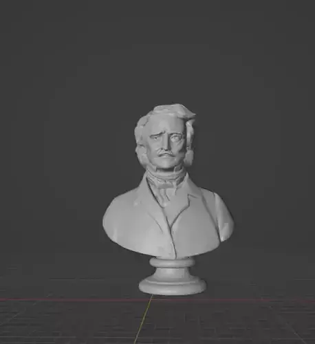 Edgar Allan Poe 3D print model