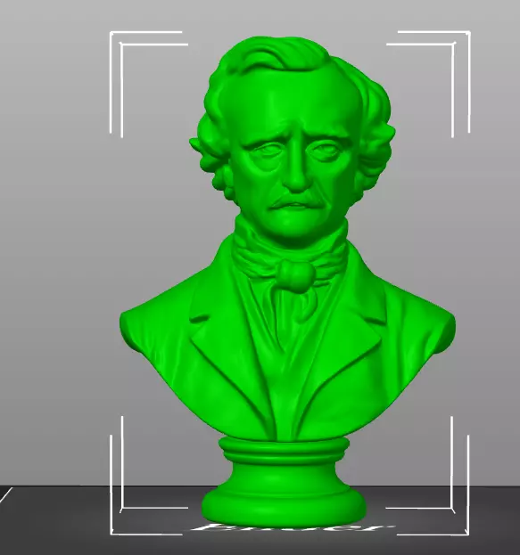 Edgar Allan Poe 3D print model_19