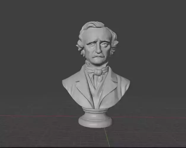 Edgar Allan Poe 3D print model