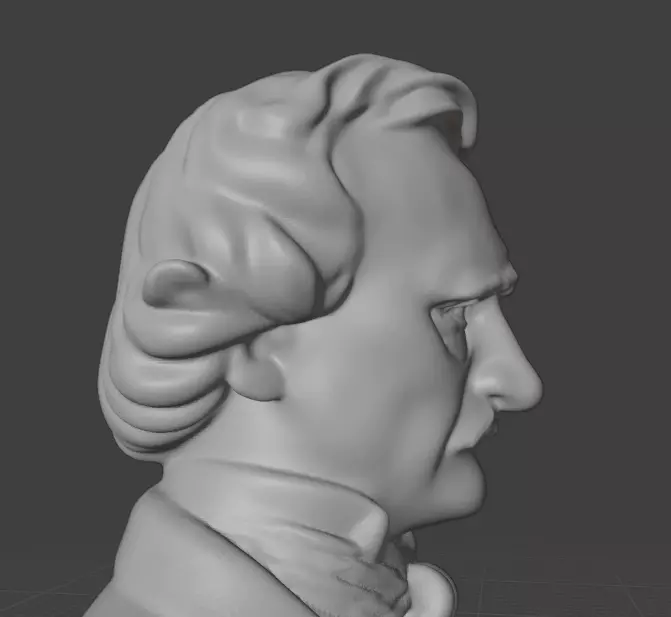 Edgar Allan Poe 3D print model_15