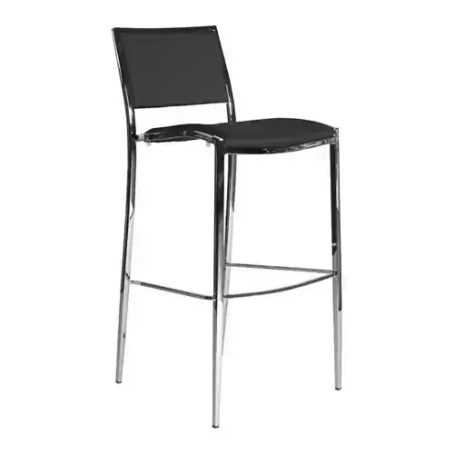 Black Seat Bella Bar Stool
