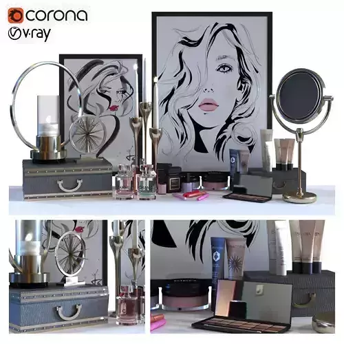 Cosmetics decoration set 015