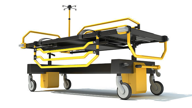  Medical Stretcher 3D model