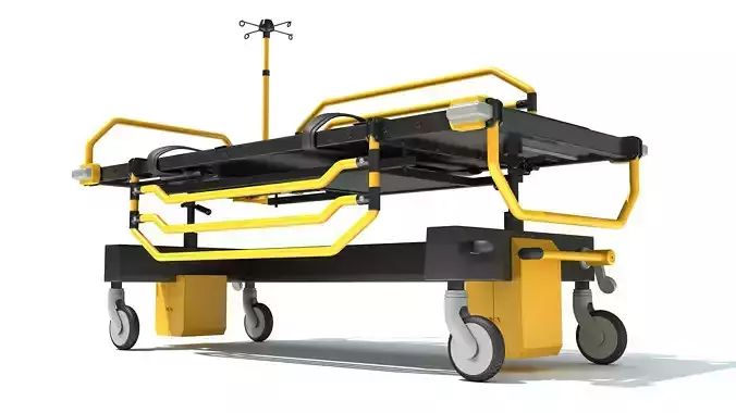  Medical Stretcher 3D model