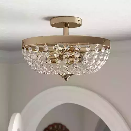 Semi-Flush Ceiling Light