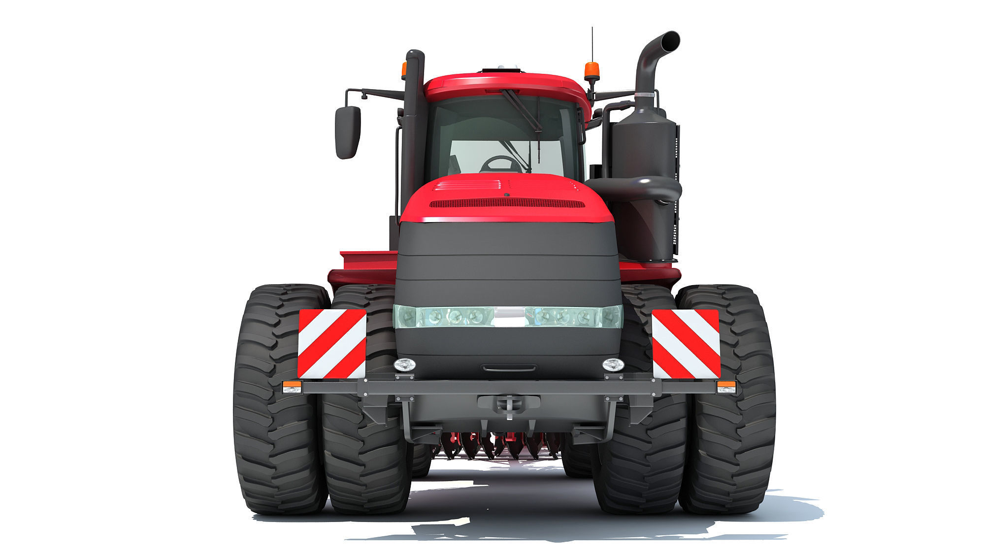 Tractor with Trailed Disc Harrow 3D model_10