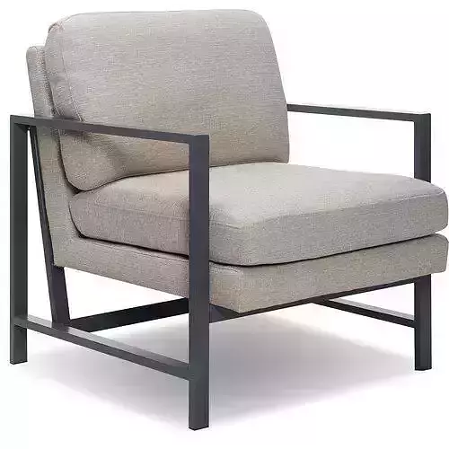 Tommy Hilfiger Russell Metal Frame Armchair 3D model