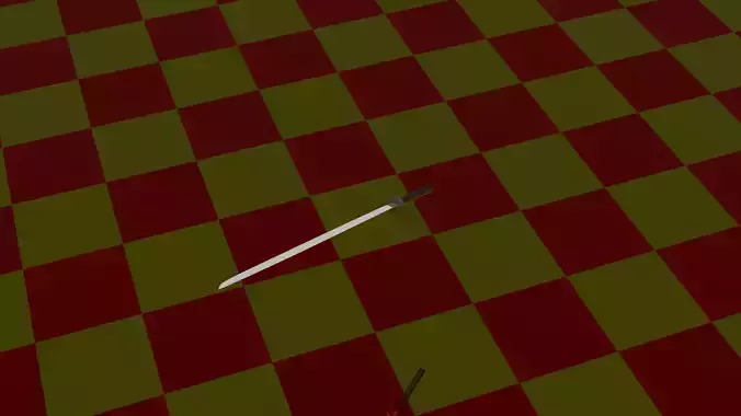 Katana sword Free low-poly 3D model