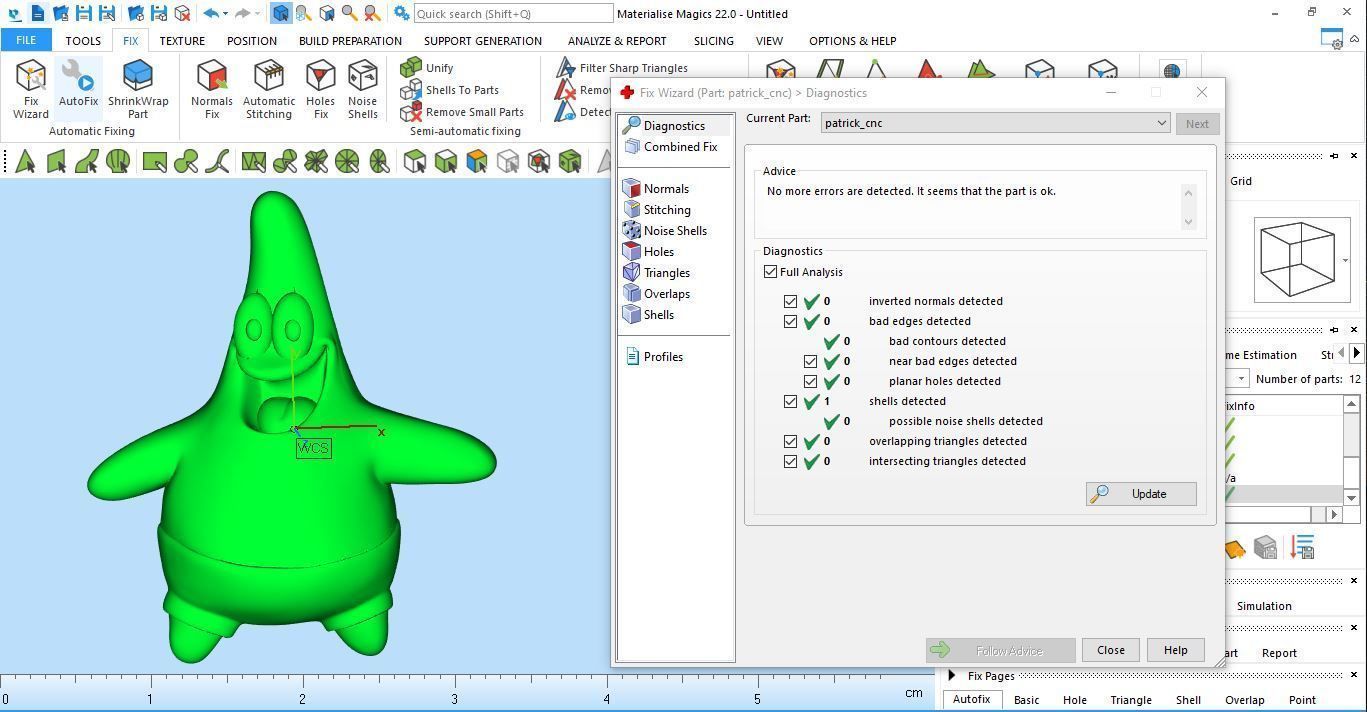 CNC Patrick Star printable 3D sterling 3D print model_6