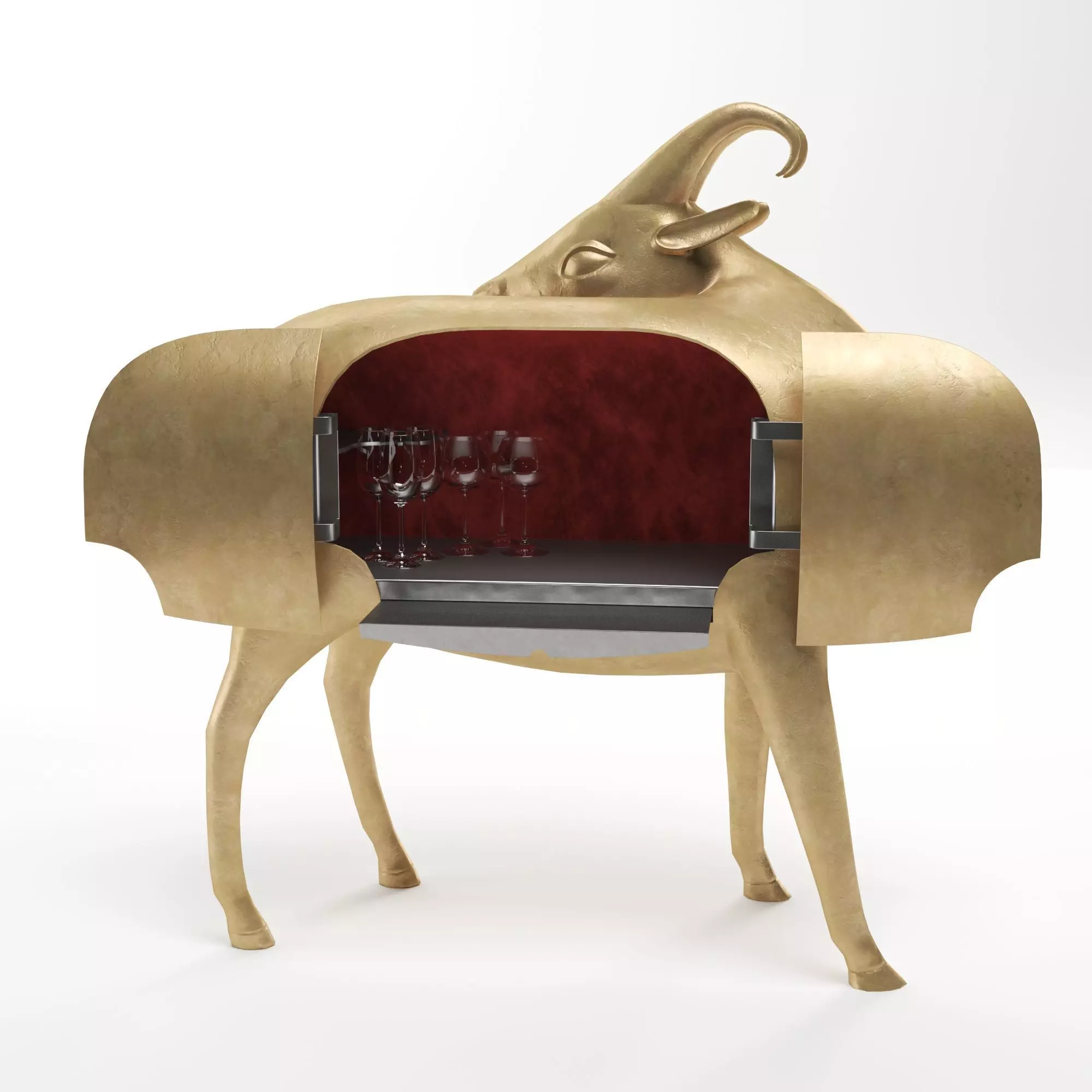 Goat bar 3D model