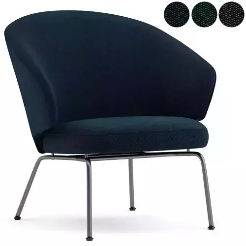 Fritz Hansen Let lounge chair 3D model