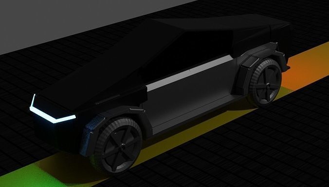 Cybertruck - blender Free 3D model
