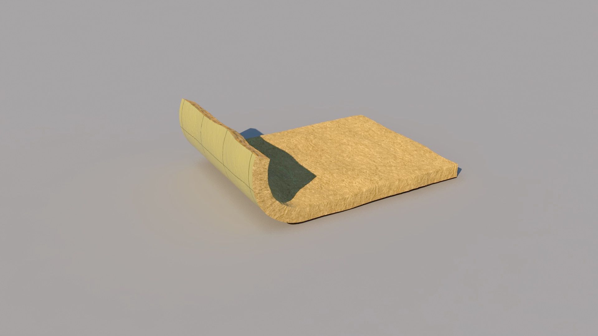 Insulation Sheet Low-poly 3D model_1