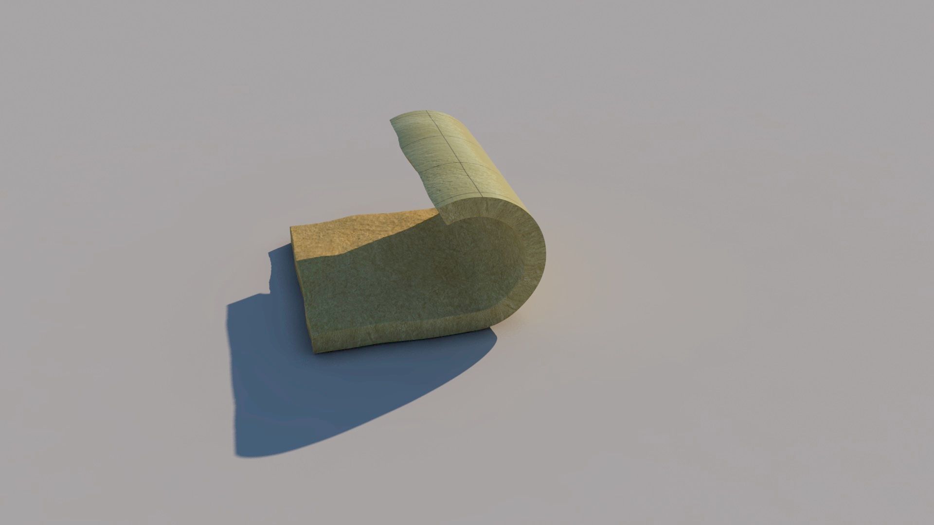Insulation Sheet Low-poly 3D model_2