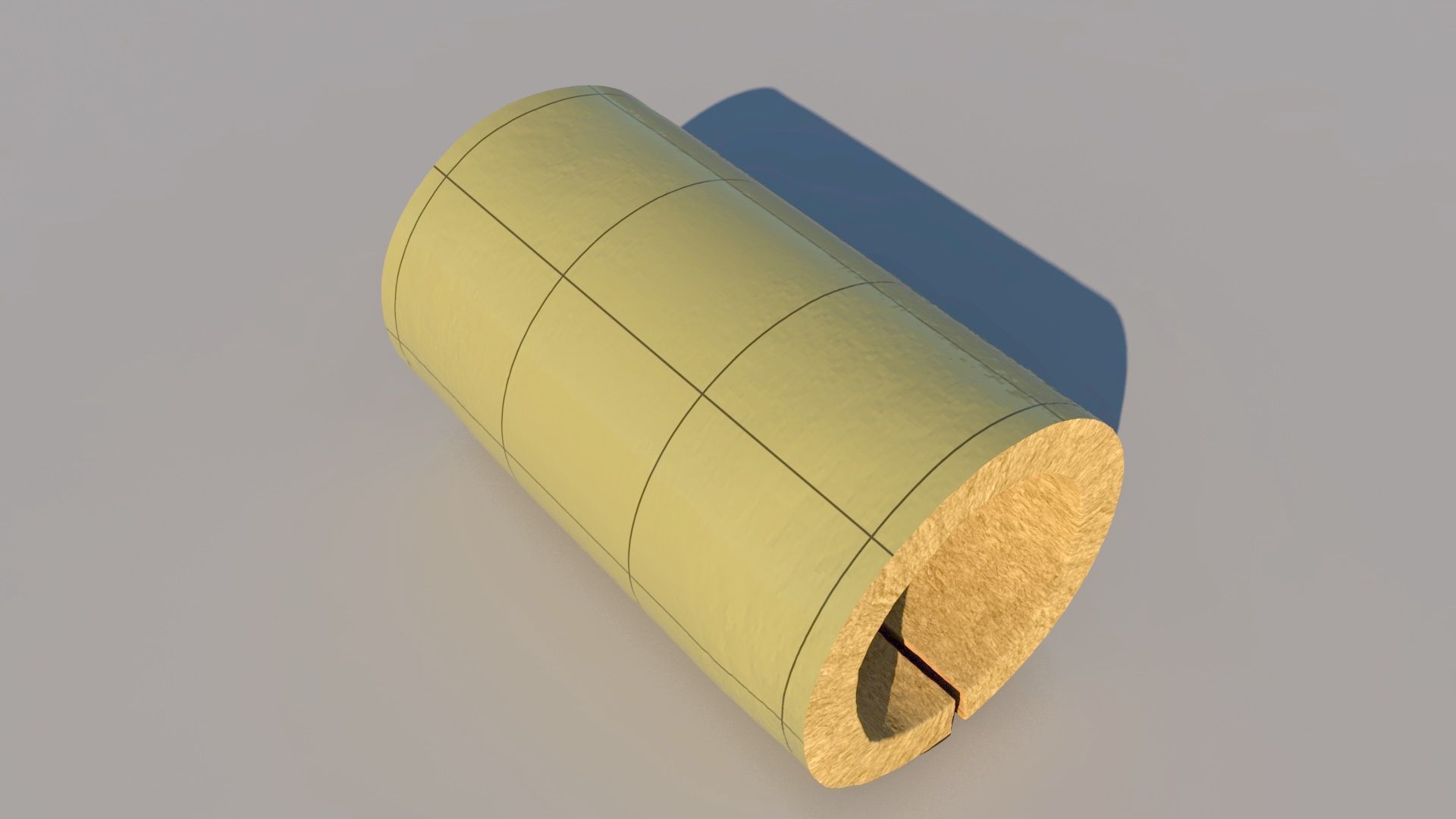 Insulation Sheet Low-poly 3D model_7
