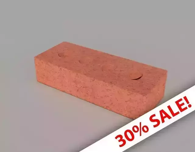 Single high quality brick - holes