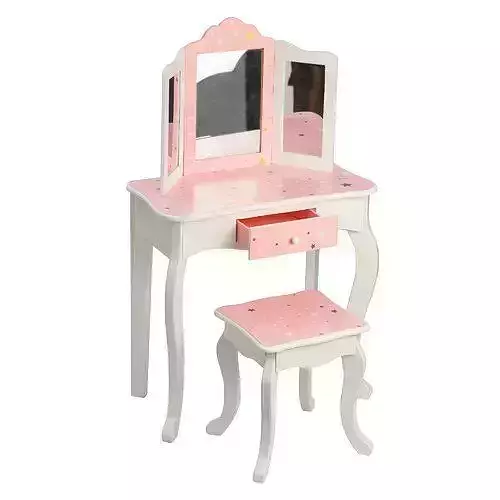 Acmetonia Dressing Makeup Table Chair Set  3D model