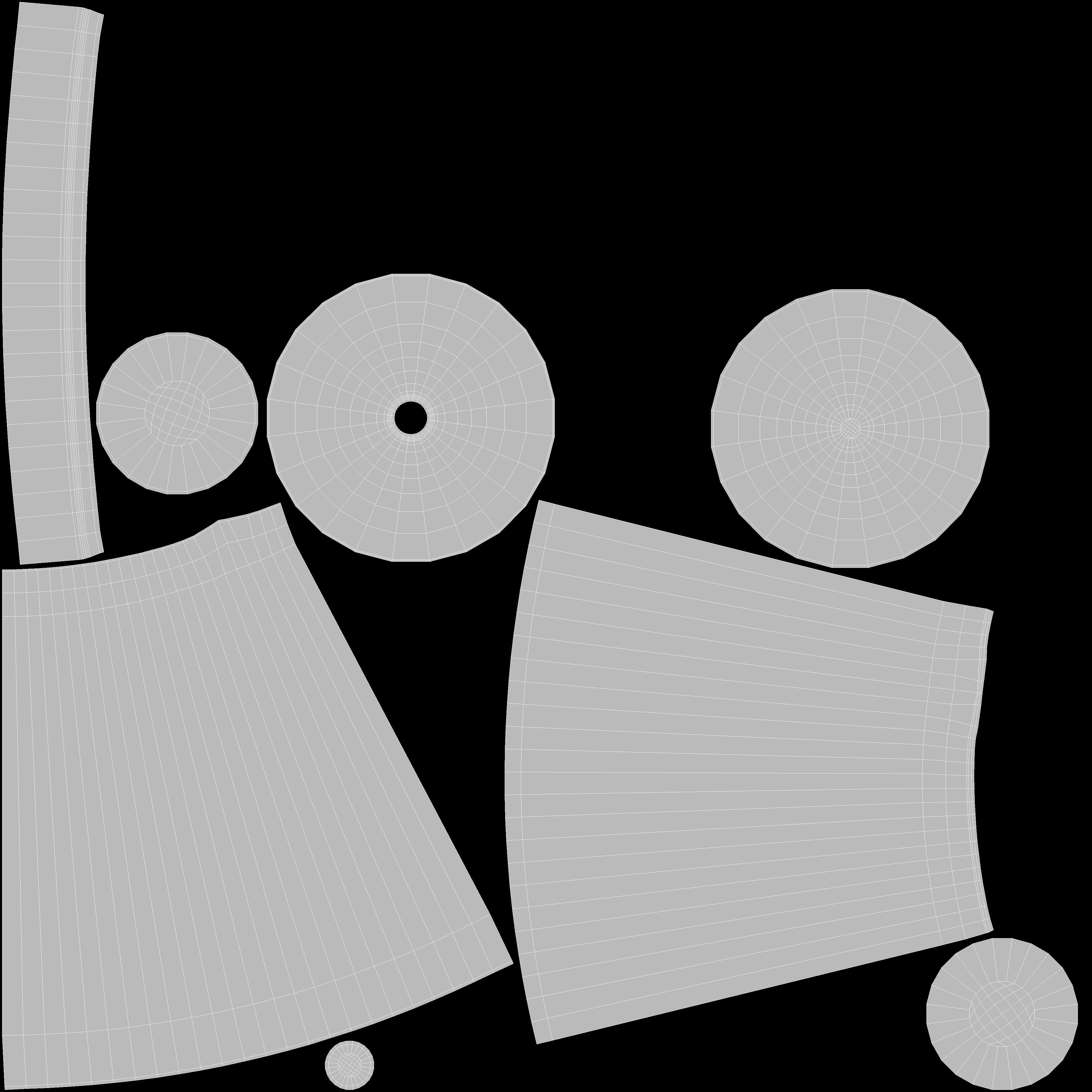 Figs and Black Tableware 3D model_10