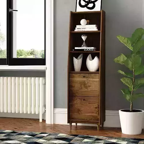 Pressnell Park Narrow Bookcase