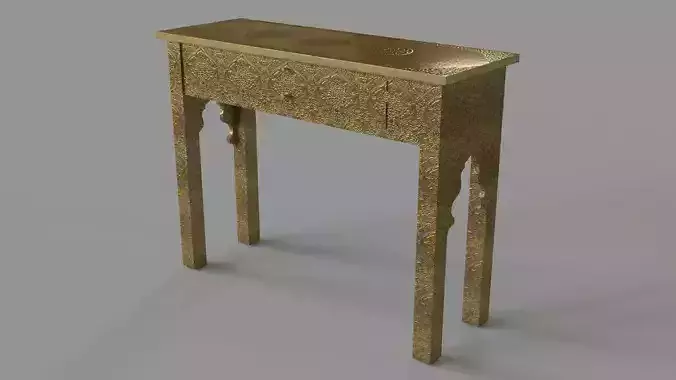 Marrakesh Gold Console Table