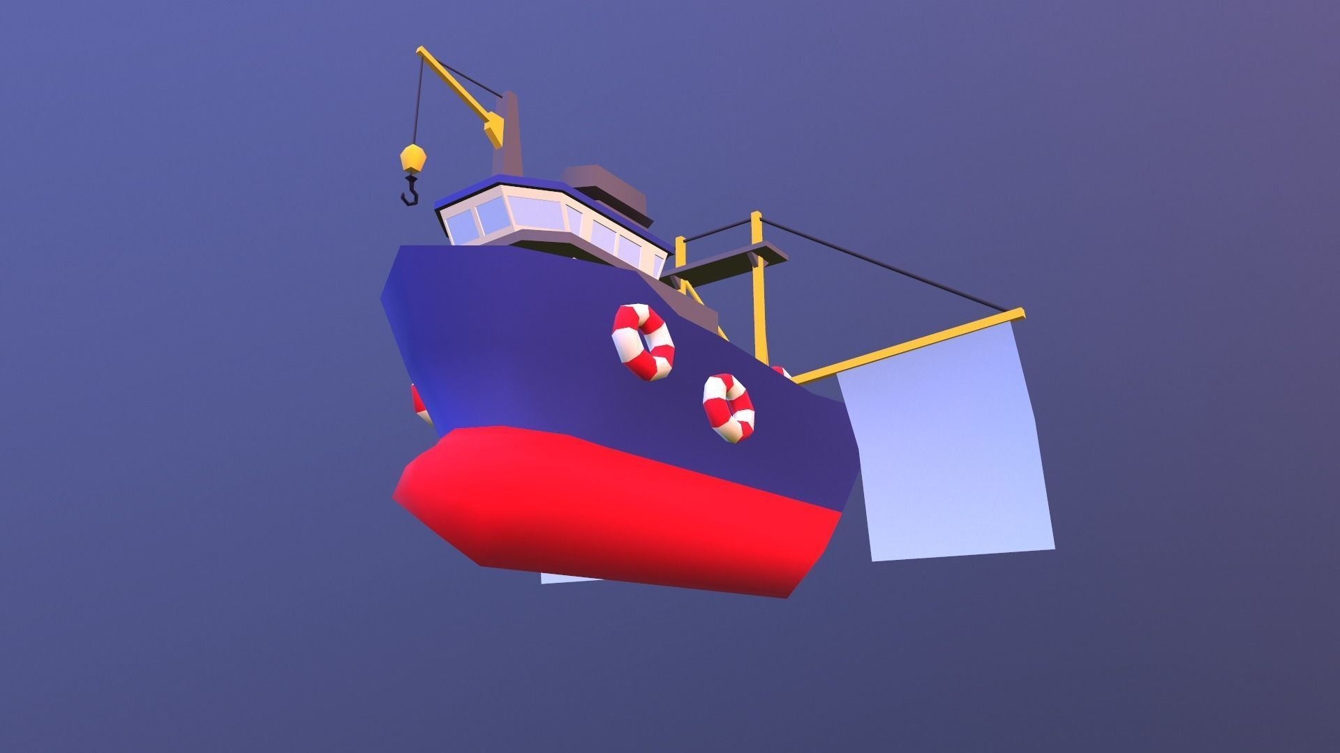 Low poly ships pack Low-poly 3D model_23