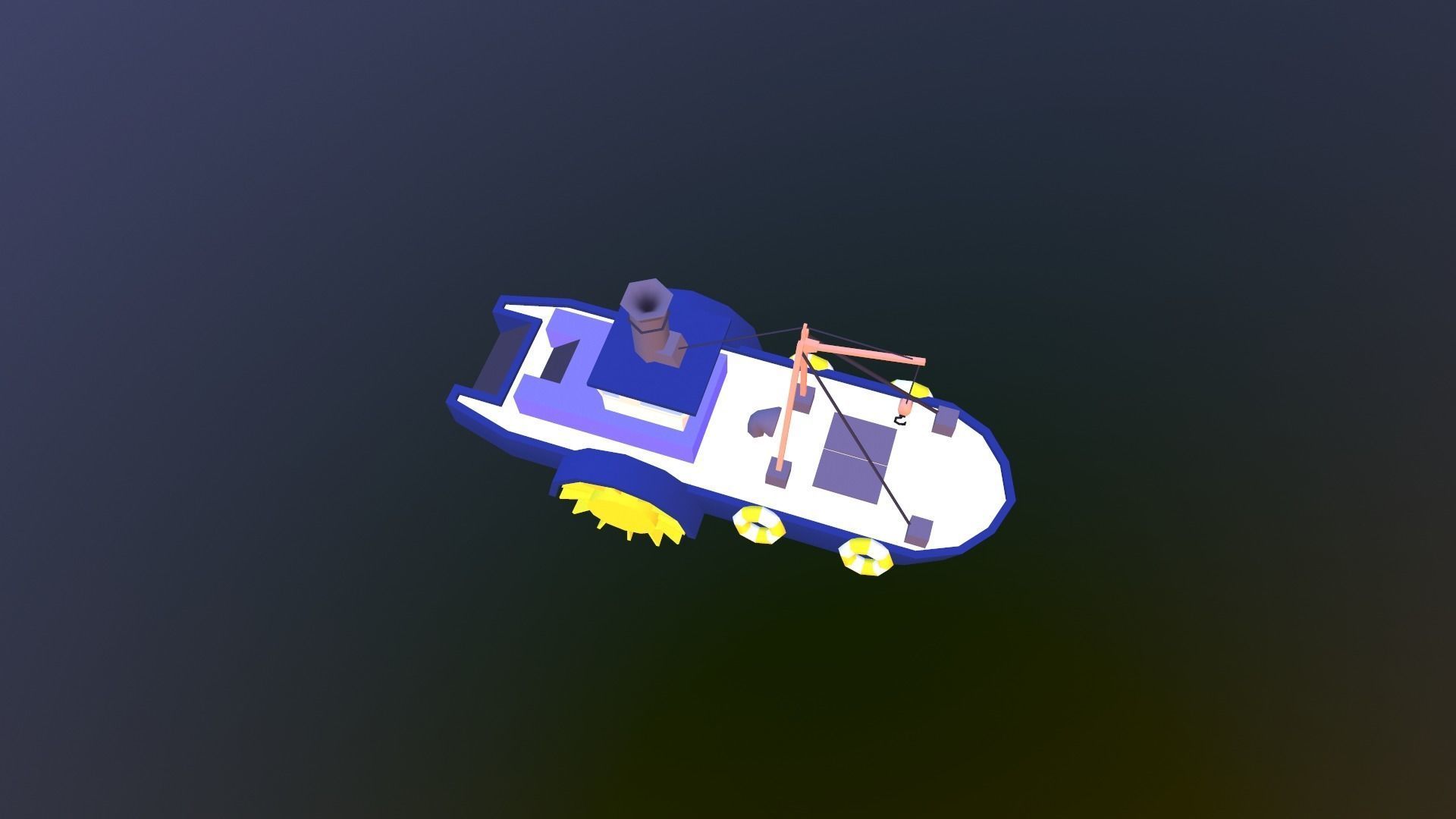 Low poly ships pack Low-poly 3D model_12