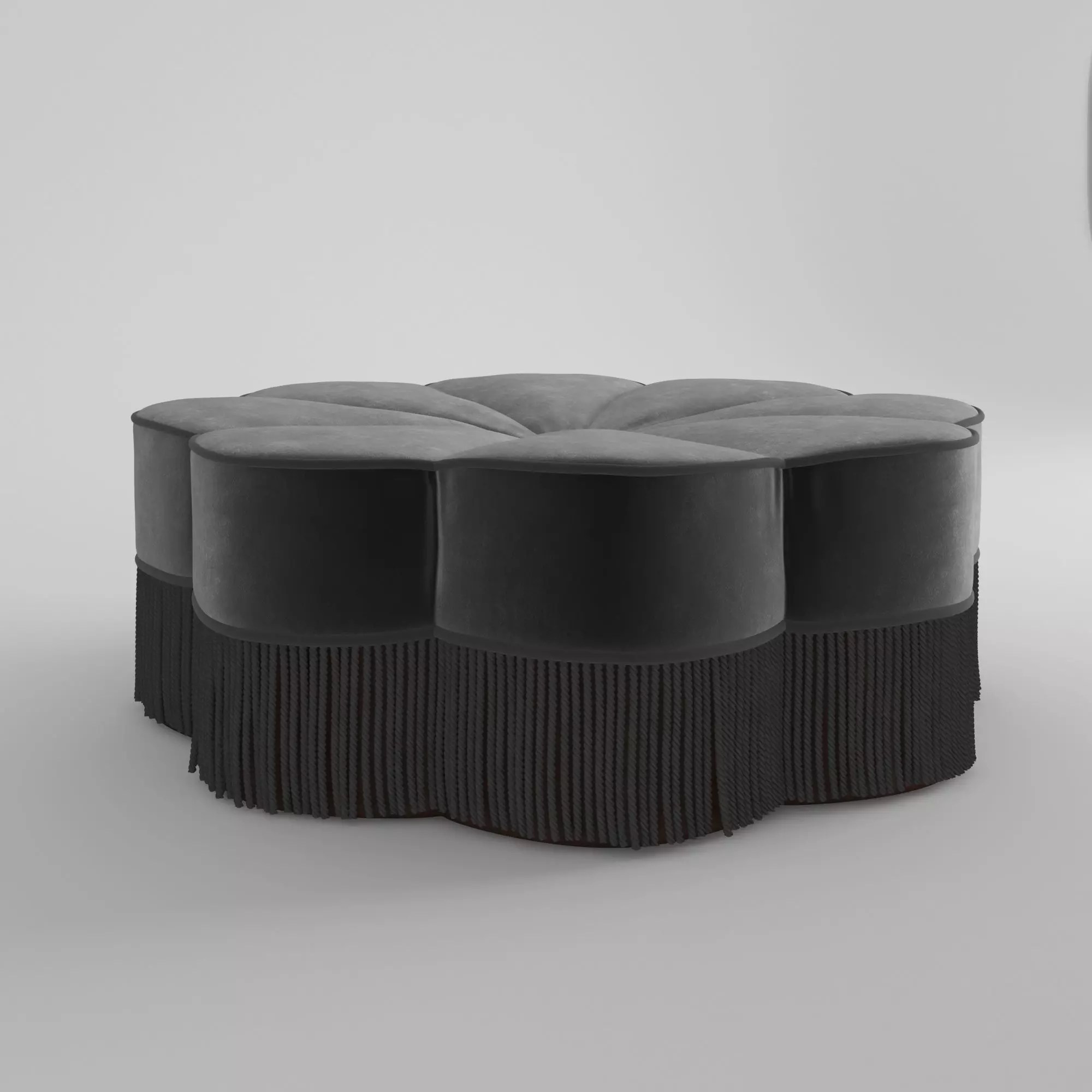 Tanith Flower Ottoman 3D model_0