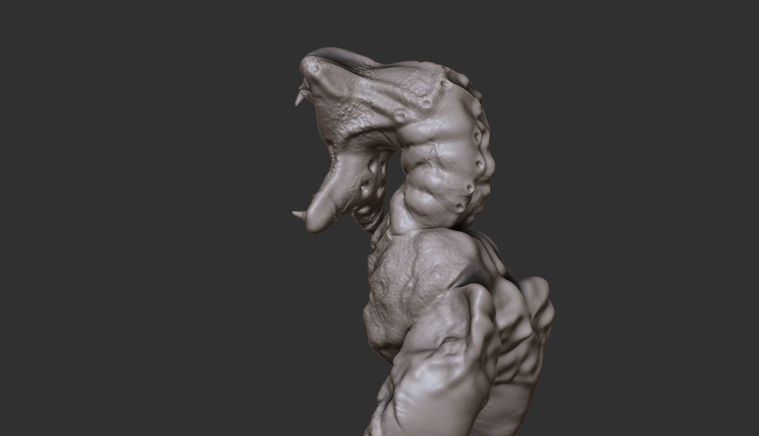 Creature sculpt brd 3D model_5