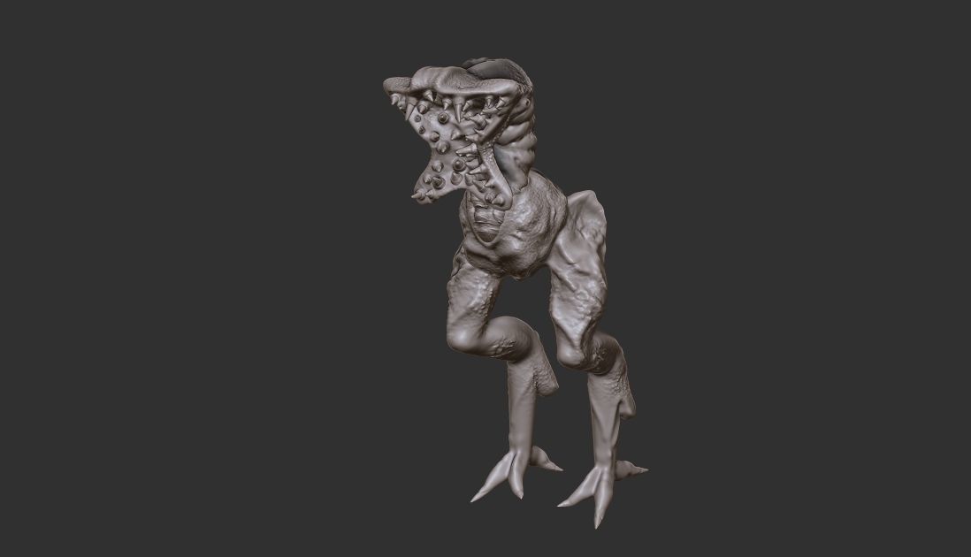 Creature sculpt brd 3D model_2