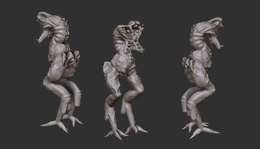 Creature sculpt brd 3D model_6