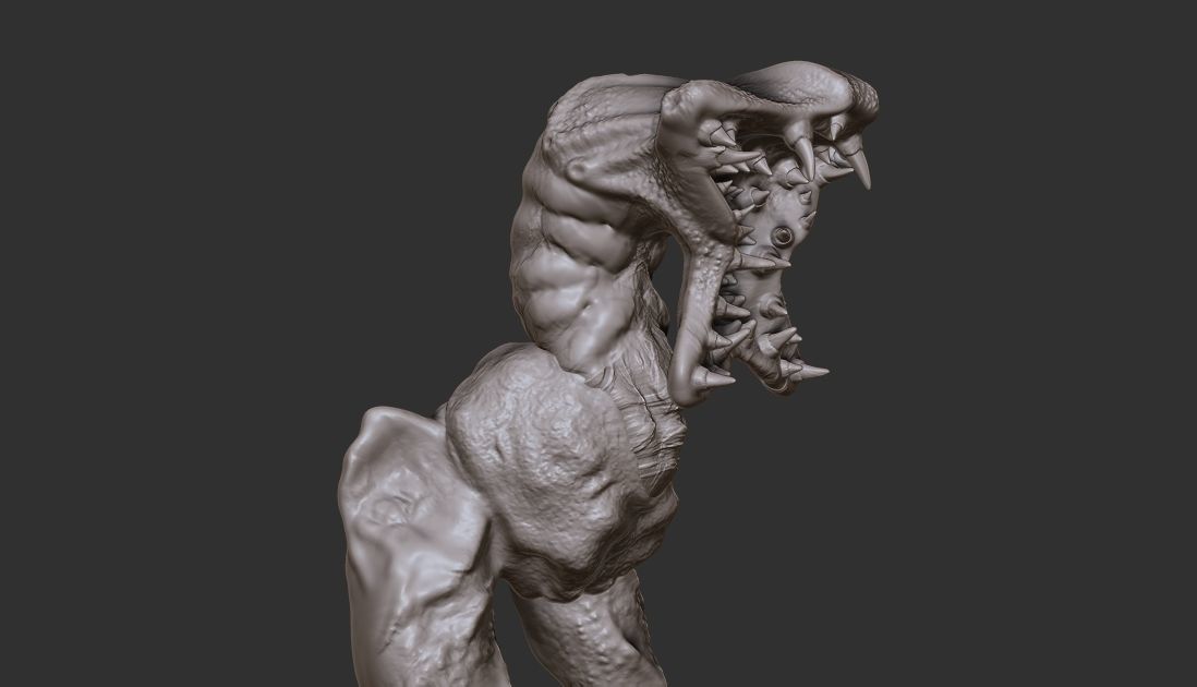 Creature sculpt brd 3D model_3