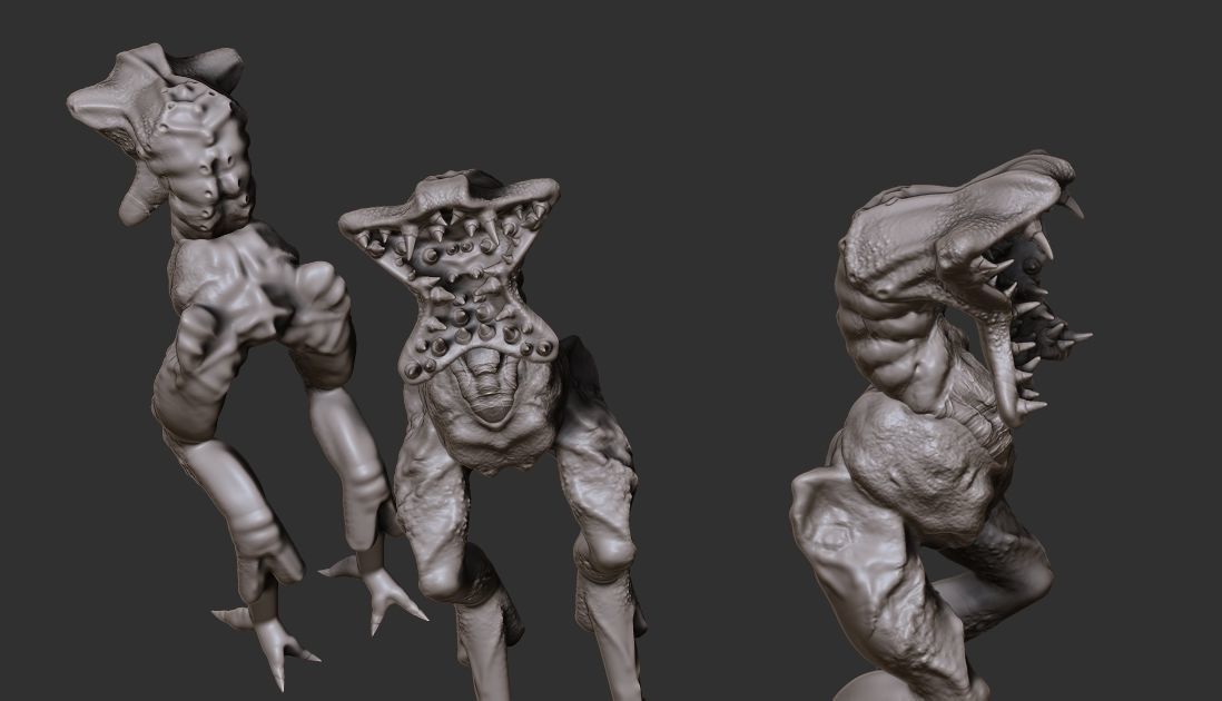 Creature sculpt brd 3D model_7