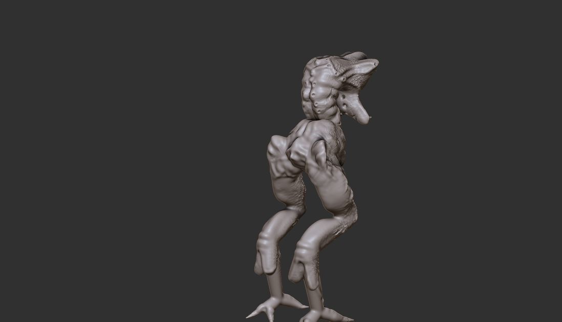 Creature sculpt brd 3D model_4