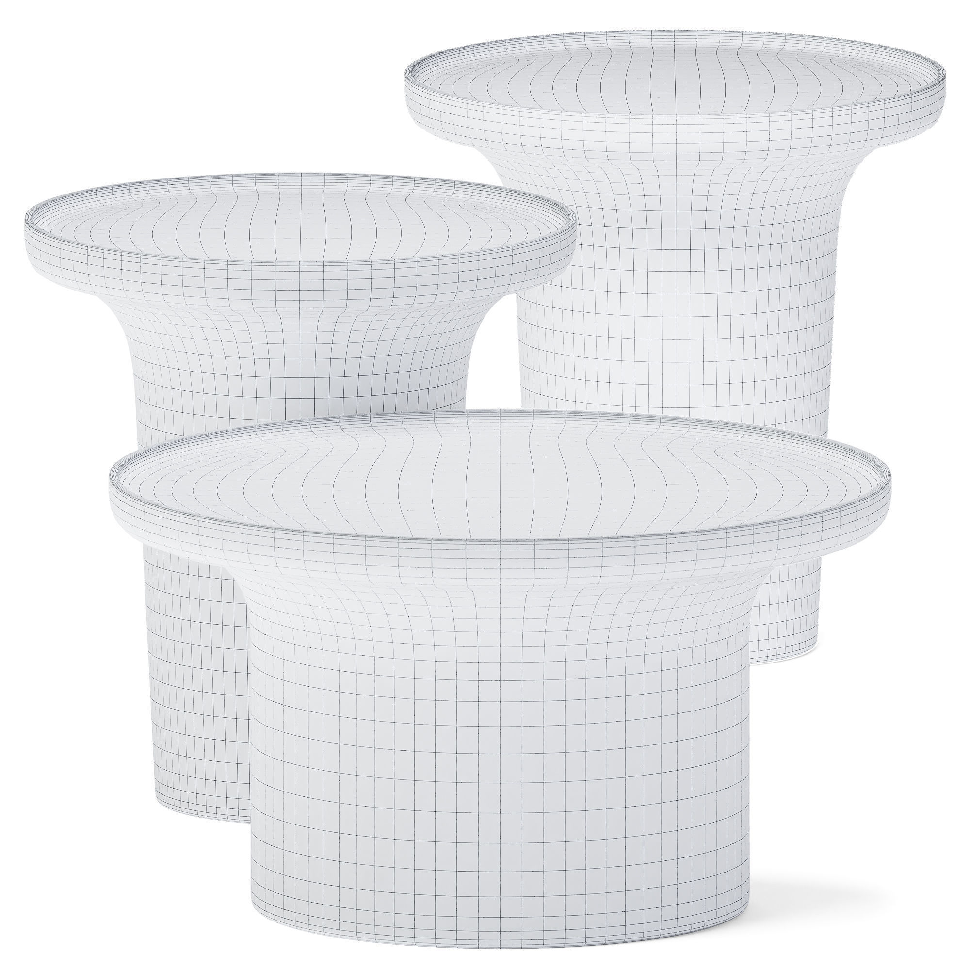 Colvene Lacquer Coffee Table by AM PM 3D model_2