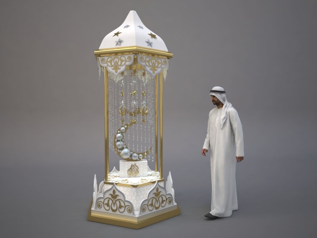 Ramadan Mall Decoration 002 3D model_18