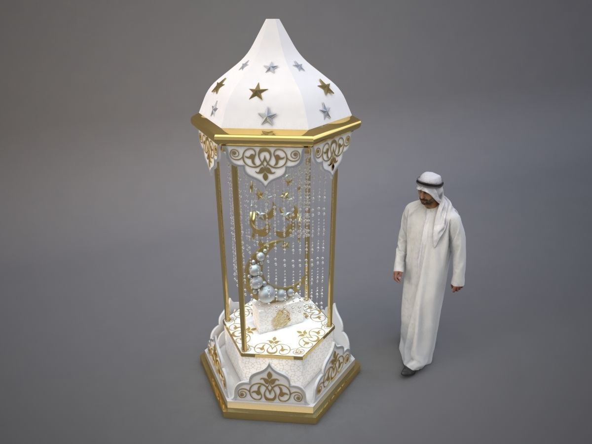 Ramadan Mall Decoration 002 3D model_19