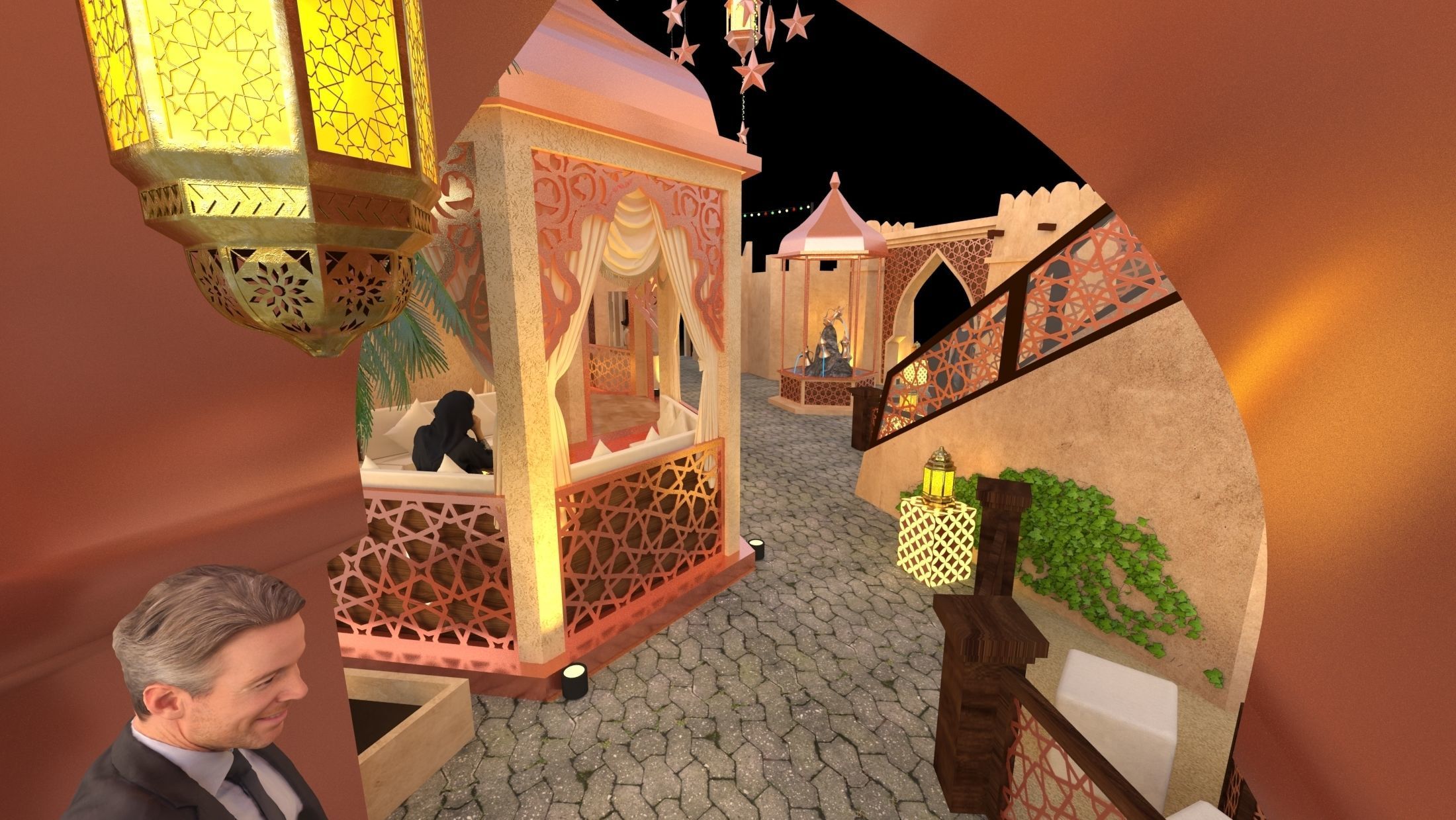 Ramadan Mall Decoration 002 3D model_6