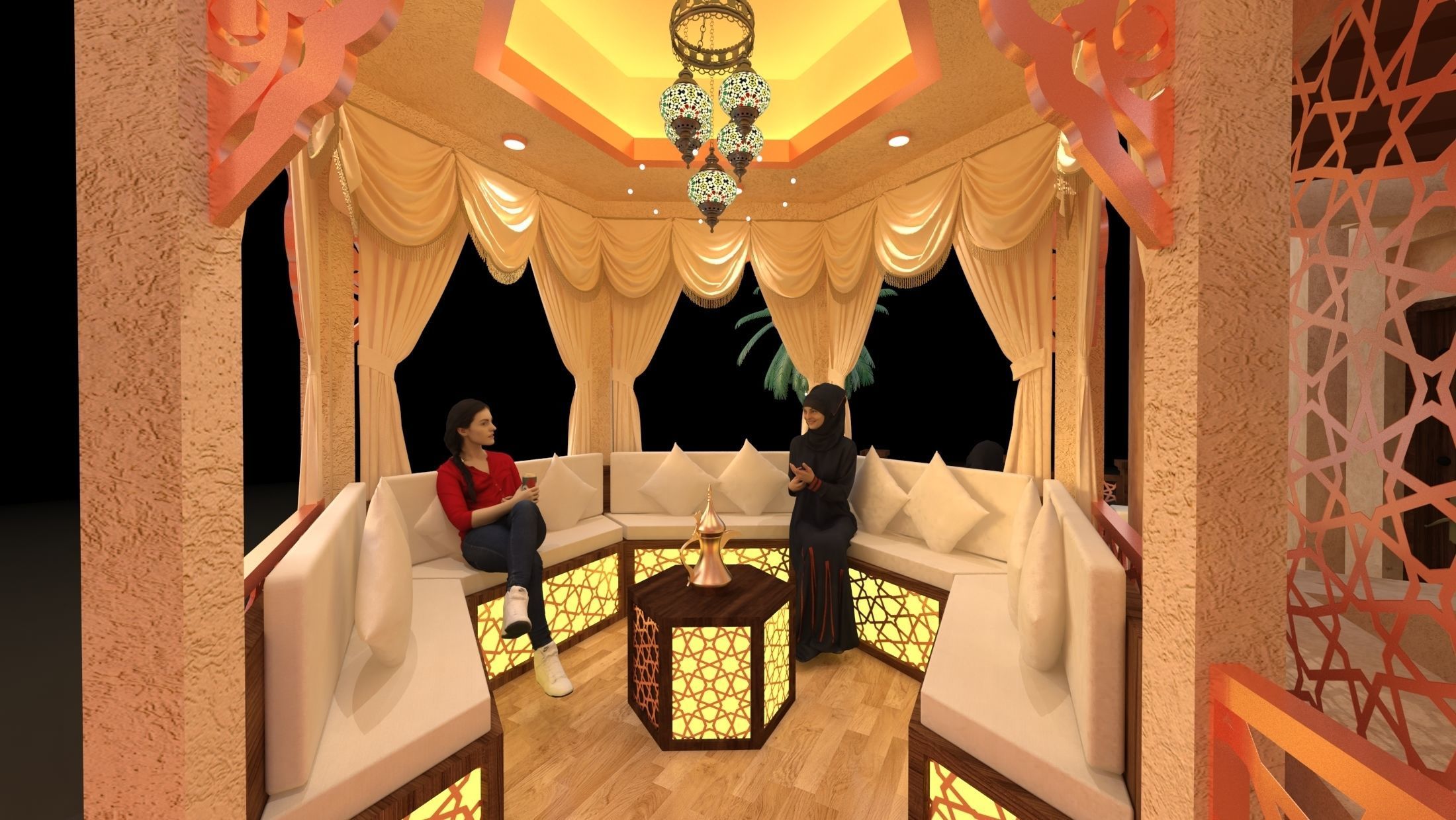 Ramadan Mall Decoration 002 3D model_10