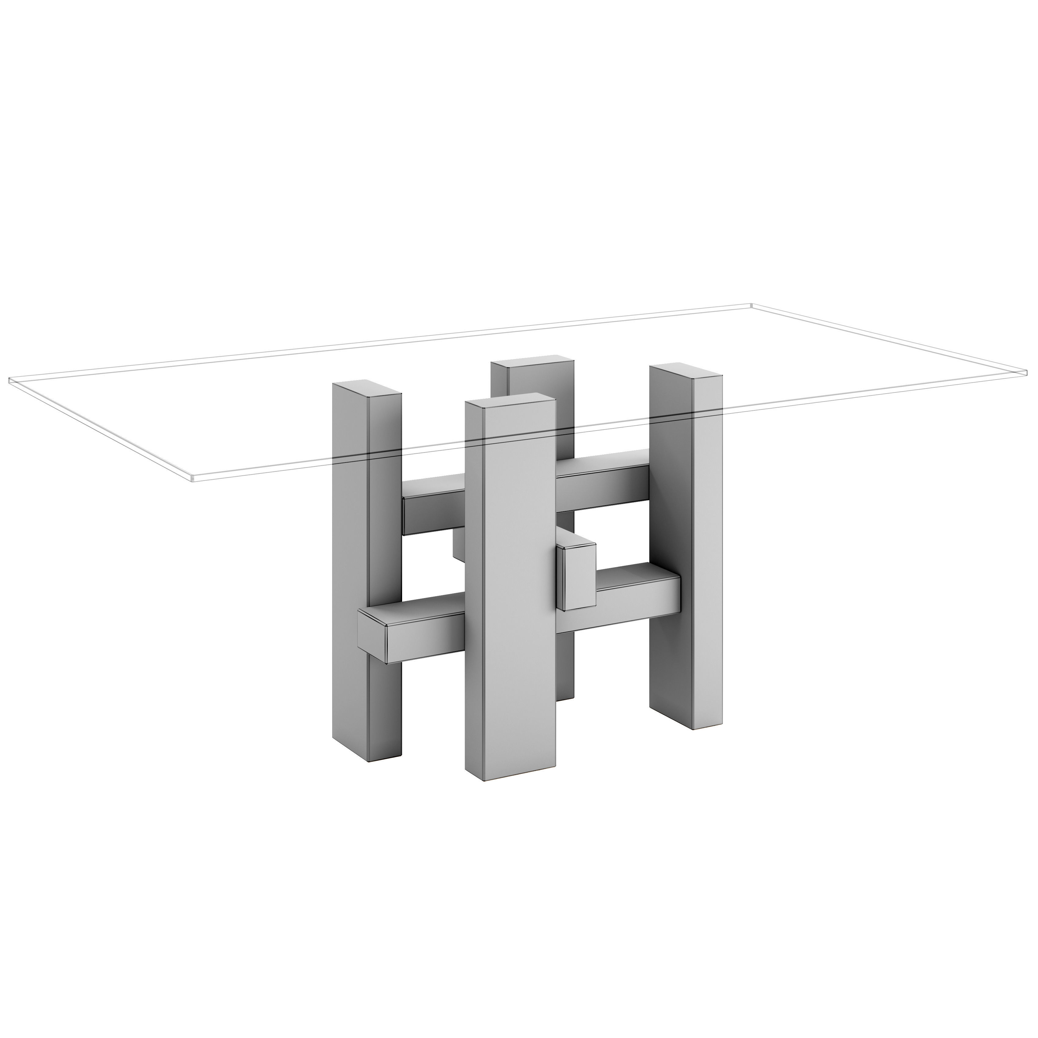 Willy Ballez dining table  3D model_2