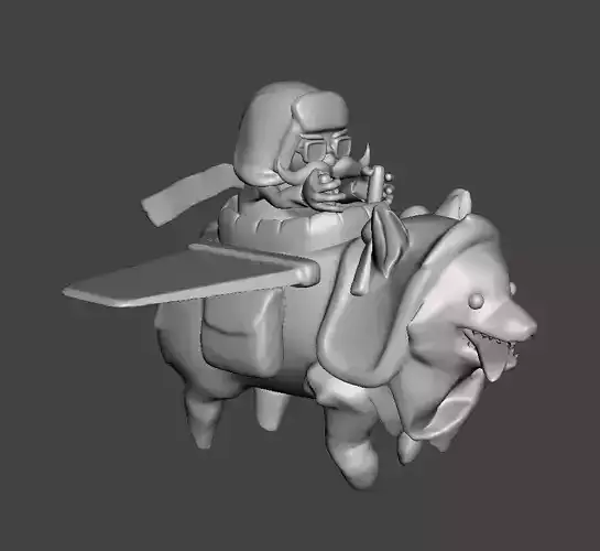 Corgi Corki  3D Model 3D print model