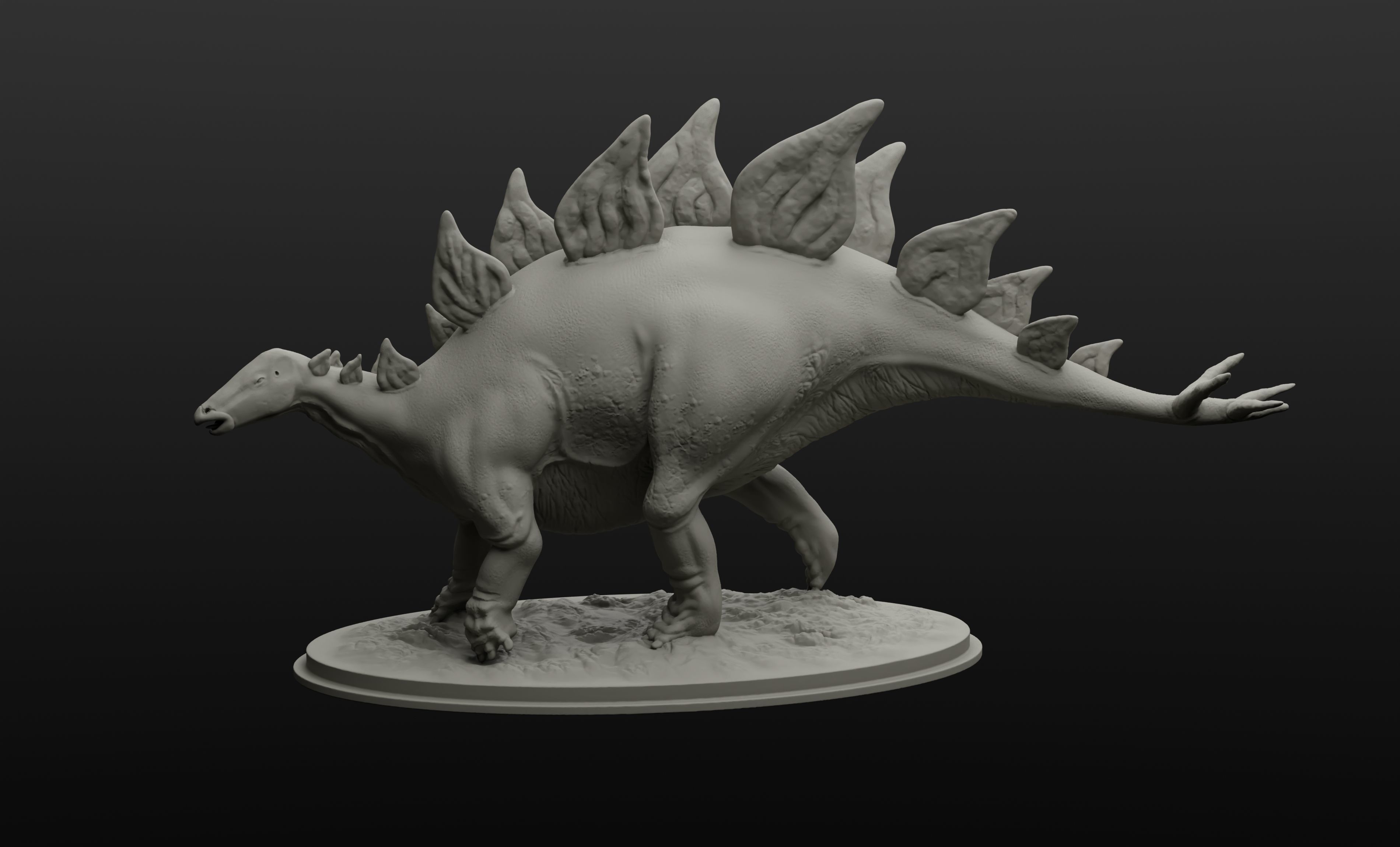 Stegosaurus model intended for 3D printing 3D model 3D printable | CGTrader