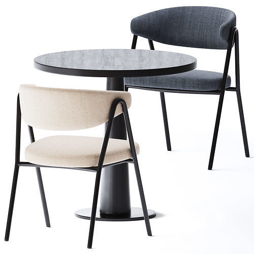 Round table Gray 39 by Gervasoni 3D model