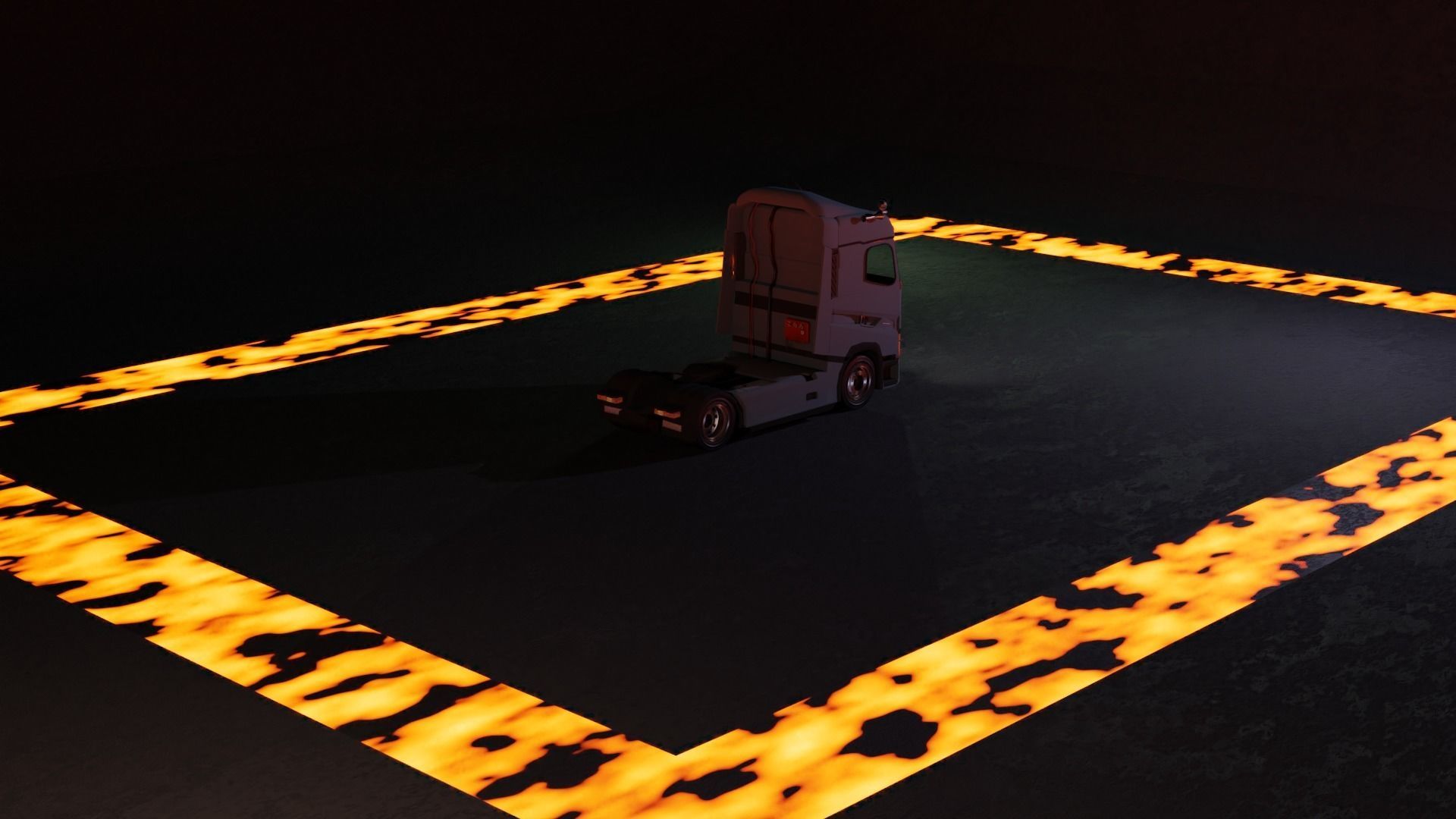 Renault Range T Low-poly 3D model_4